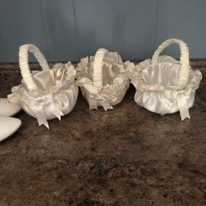 Flower girl baskets.